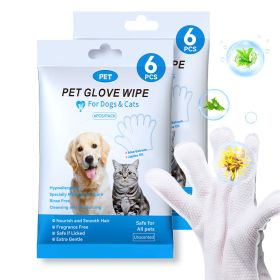 Cleaning Wipes Gloves For Dog And Cat,Pet Bathing Wipes Cleaning & Deodorizing,Dog Wipes For Body Paws Butt Daily Care,Cat Grooming Wipes Cleaning Fur (Option: 2pack)